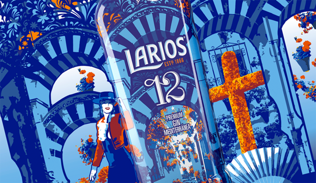 Larios 12 celebra con un packaging especial las fiestas de mayo de Córdoba